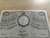 Suomiškas100 markų banknotas 1909 m. Nr. 2911359 - nuotraukos Nr. 2
