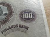 Suomiškas100 markų banknotas 1909 m. Nr. 2911359 - nuotraukos Nr. 7