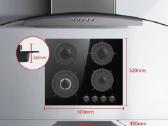 Hertz Forte ® Premium 4 degiklių, 3.2 kw 60cm - nuotraukos Nr. 9