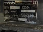 Kubota F1900 4x4 traktoriukas žoliapjovė - nuotraukos Nr. 14