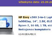 Hp envy x360 - nuotraukos Nr. 2