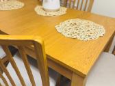 Geros būklės Ikea valgomojo stalas ir 6 kėdės - nuotraukos Nr. 3