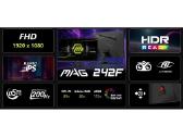 Msi 23.8" Mag 242f Black / Ips / 200hz - nuotraukos Nr. 5