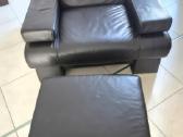 Trivietė sofa + fotelis (elektrinis) + pufas - nuotraukos Nr. 2