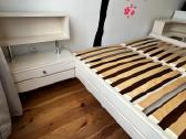 Miegamojo lova dvigulė su grotelėmis - nuotraukos Nr. 3