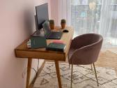 Ąžuolinis darbo stalas, 120x65 konsolė 250 Eur - nuotraukos Nr. 3