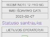 Xaomi Redmi 12 note pro 5G - nuotraukos Nr. 13