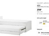 Parduodama Ikea lova ( dviejų miegamų vietų) - nuotraukos Nr. 4