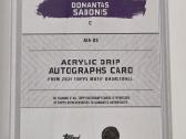 2024 Topps Domantas Sabonis Auto /99 - nuotraukos Nr. 2