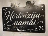 Metalinės adreso lentelės pagal užsakymą - nuotraukos Nr. 3