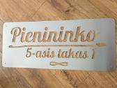 Metalinės adreso lentelės pagal užsakymą - nuotraukos Nr. 14