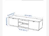Ikea baltas TV staliukas komoda - nuotraukos Nr. 2