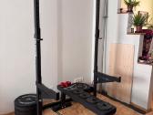 Bulldog Gear stovas + štanga + 107,5 kg svoriai - nuotraukos Nr. 2