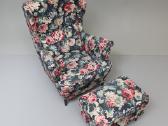 Ikea strandmon fotelis koju kedute pufas - nuotraukos Nr. 4