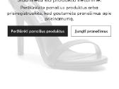 Stilingos basutės plonu kulniuku (neavėtos) - nuotraukos Nr. 5