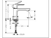 Hansgrohe Rebris S 80 – Chrome, naujas - nuotraukos Nr. 3