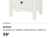 Ikea Hemnes komoda / naktinis staliukas - nuotraukos Nr. 5