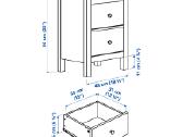 Ikea Hemnes komoda / naktinis staliukas - nuotraukos Nr. 12