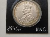 10 Litų 1936 m. Labai Gero Stovio. Unc - Neplauta - nuotraukos Nr. 2