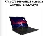Lenovo Legion pro5 rtx5070 - nuotraukos Nr. 2