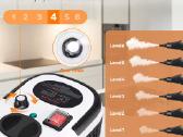 Naujas Aukšto slėgio garų valymo mašina 2500w 1.2l - nuotraukos Nr. 7