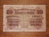 Darlehnskasse ost 20 markių banknotas - nuotraukos Nr. 2