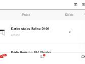 Juodas Darbo stalas mažai naudotas - nuotraukos Nr. 3