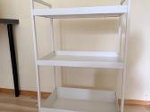 Ikea Nissafors baltas metalinis vežimėlis - nuotraukos Nr. 2