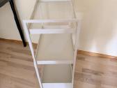 Ikea Nissafors baltas metalinis vežimėlis - nuotraukos Nr. 5