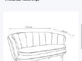 Balta Sofa (kaip nauja) - nuotraukos Nr. 7