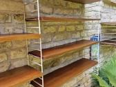 Vintažinės mid century pakabinamos lentynos - nuotraukos Nr. 7