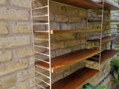 Vintažinės mid century pakabinamos lentynos - nuotraukos Nr. 9