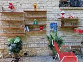 Vintažinės mid century pakabinamos lentynos - nuotraukos Nr. 29