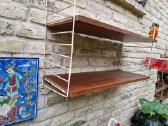 Vintažinės mid century pakabinamos lentynos - nuotraukos Nr. 35