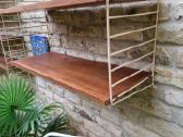 Vintažinės mid century pakabinamos lentynos - nuotraukos Nr. 37