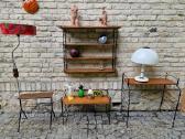 Vintažinė mid century pakabinama lentyna - nuotraukos Nr. 18