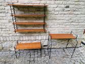 Vintažinė mid century pakabinama lentyna - nuotraukos Nr. 29