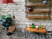 Vintažinė mid century pakabinama lentyna - nuotraukos Nr. 32
