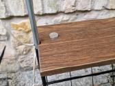 Vintažinis mid century toršeras su staliuku - nuotraukos Nr. 5