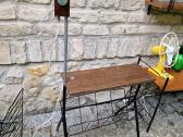 Vintažinis mid century toršeras su staliuku - nuotraukos Nr. 14