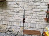 Vintažinis mid century toršeras su staliuku - nuotraukos Nr. 17