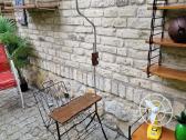 Vintažinis mid century toršeras su staliuku - nuotraukos Nr. 25