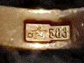 Auksinis Tarybinis ziedas, 583, su zvaigzde - nuotraukos Nr. 4