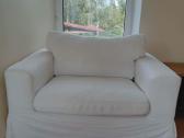 Balta sofa ir fotelis – komplektas - nuotraukos Nr. 2