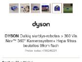 Dulkių siurblys - robotas Dyson Rb03 360 Vis Nav. - nuotraukos Nr. 4