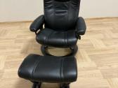Odinis Ekornes Stressless Recliner su pakoju - nuotraukos Nr. 2