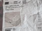 120 medinė lova su grotelėmis ir Ikea čiužiniu - nuotraukos Nr. 6