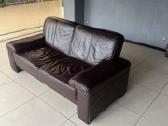 Odine sofa rudos spalvos 2 viete - nuotraukos Nr. 3