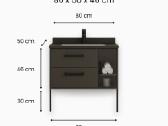 Nauja Vonios spintelės Elvo Cabinetset-luxe - nuotraukos Nr. 2