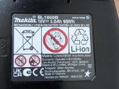 Makita Dc18rc 18v Bl1850b - nuotraukos Nr. 2